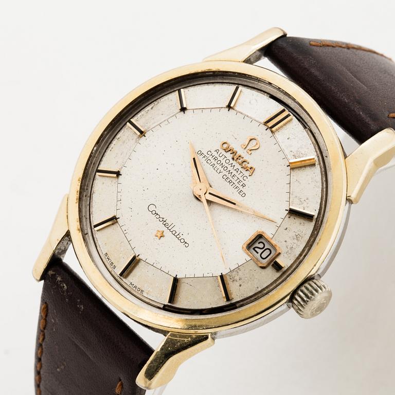 Omega, Constellation, "Pie-Pan", Chronometer, wristwatch, 34 mm.