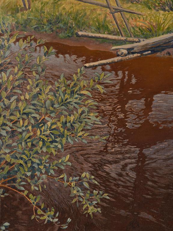 Gustaf Fjæstad, Spring brook.