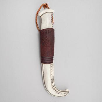 A knife by Isak-Matti Juuso, signed and dated -07.