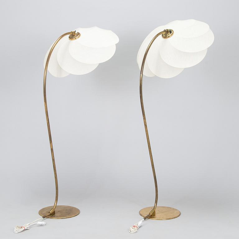 A pair of 1950s '2115' floor lamps for Valinte.