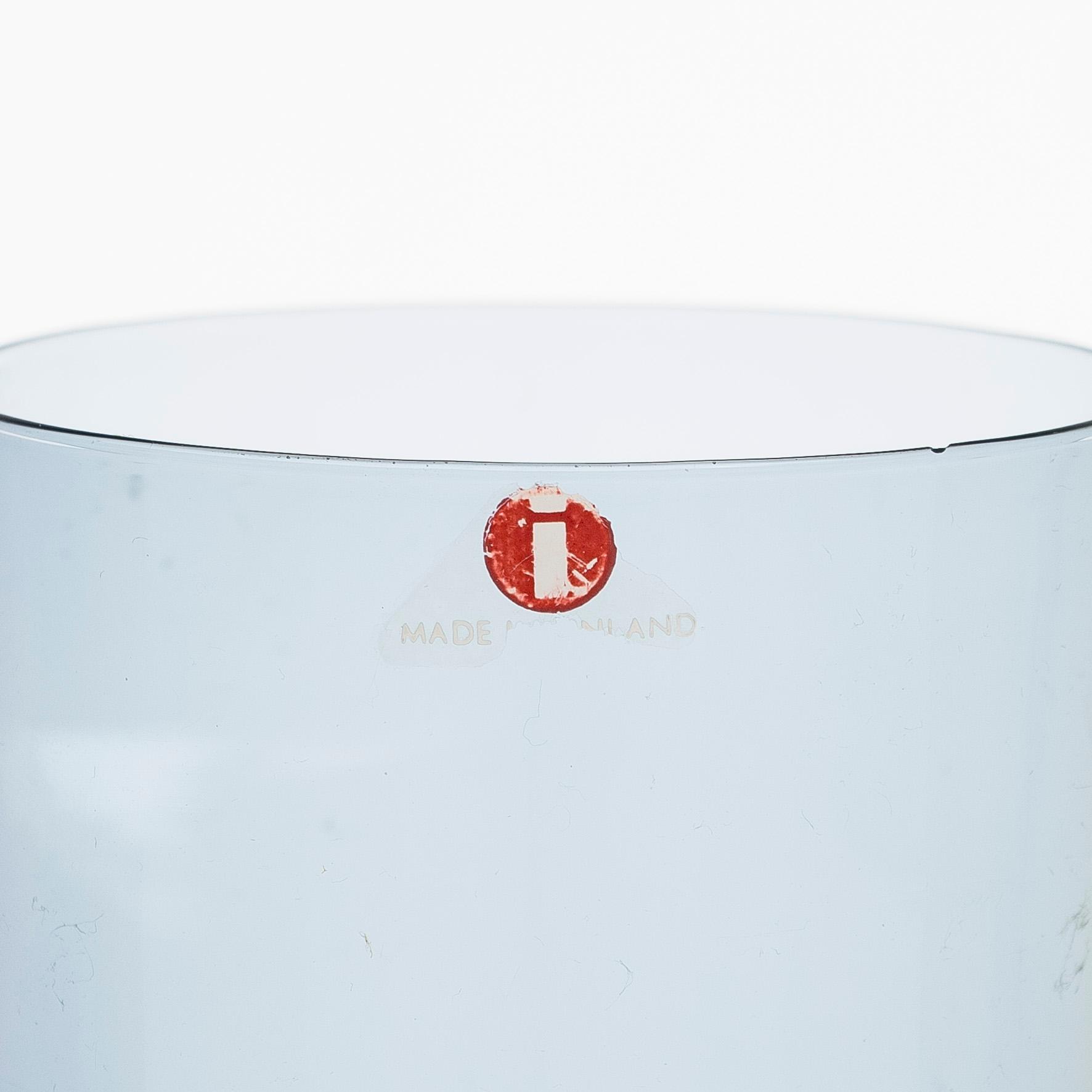Timo Sarpaneva, a 18-piece set of juice glasses and jug, i-series, Iittala early 1960s.