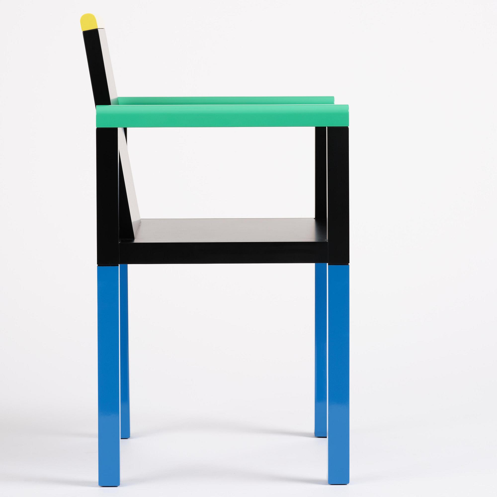 George Sowden, a "Palace Chair", Memphis, Italy, post 1983.