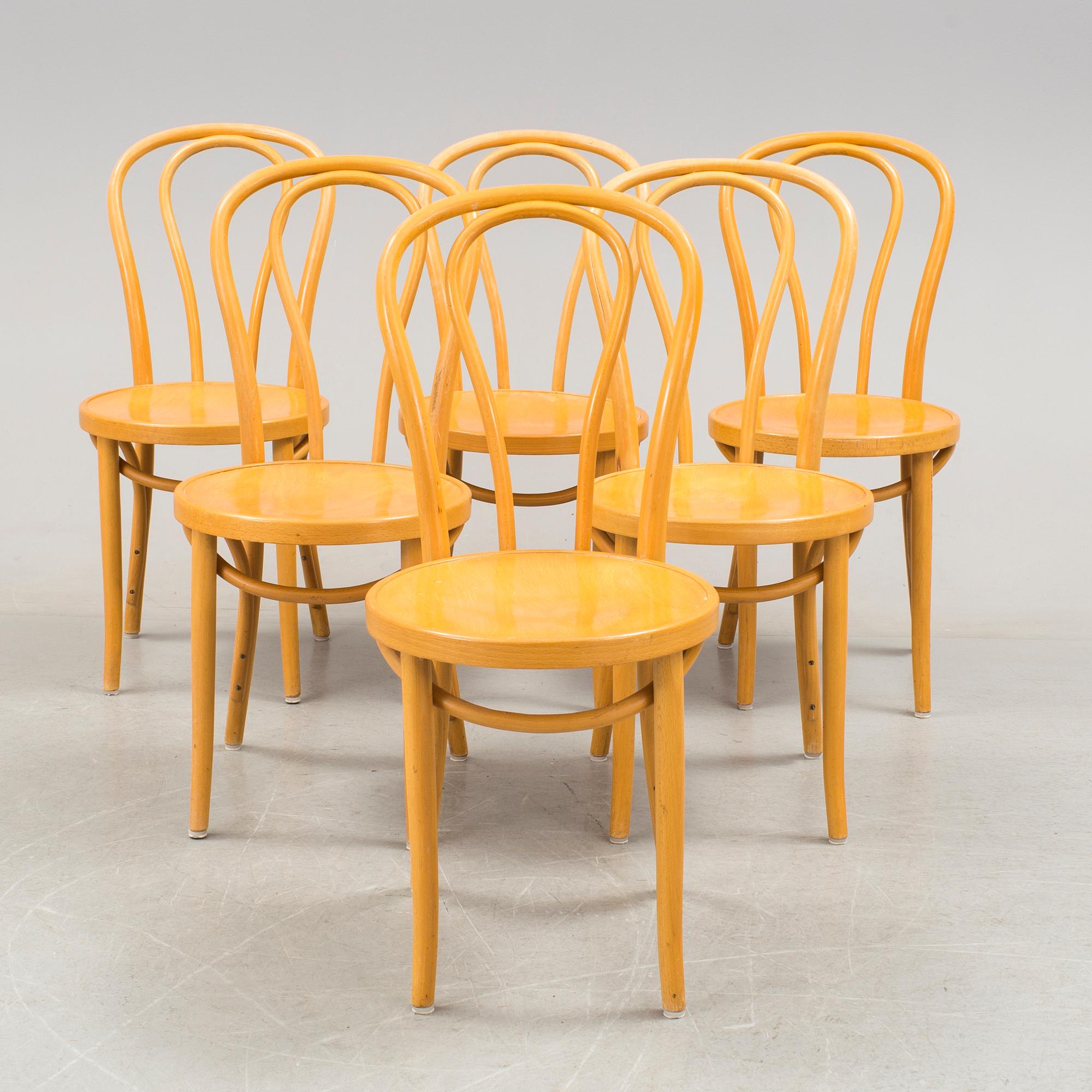 STOLAR, 6 st, "Öglan", Ikea, 1900-talets andra hälft.