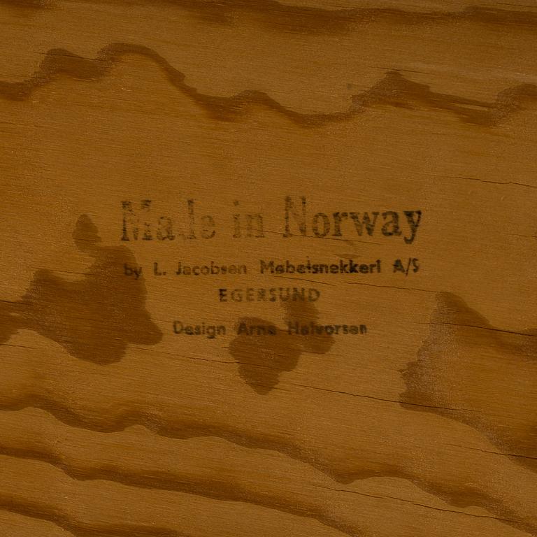 Two 1960's  teak model 10, armchairs by Arne Halvorsen for L Jacosen.