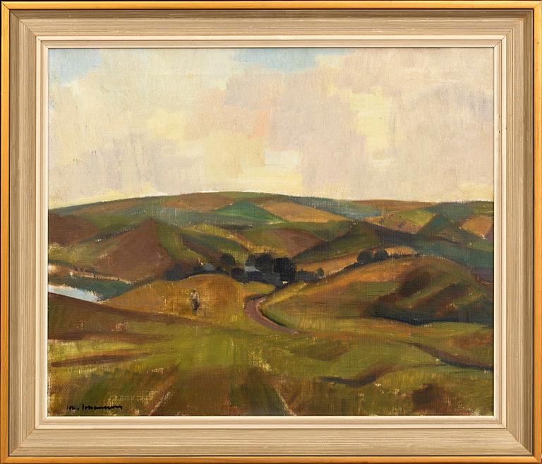 JOHAN JOHANSSON, oil on canvas signed.