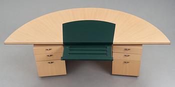 Andrée Putman, an executive desk, limited edition Ecart International, Paris ca. 1986.