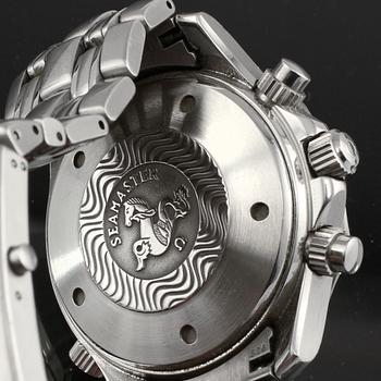 ARMBANDSUR, herr, stål, "Seamaster", Omega, 2000-tal.