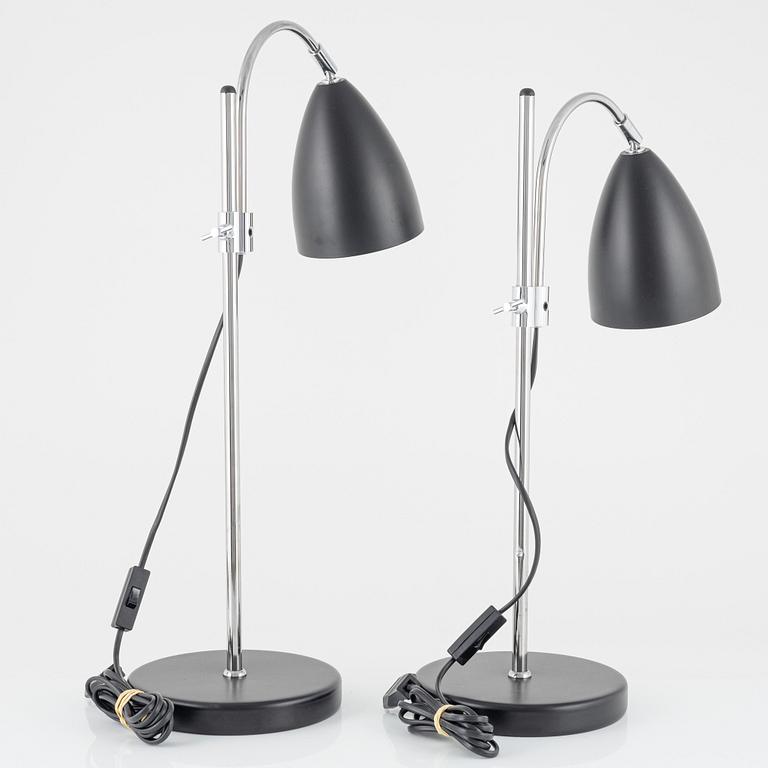 Bordslampor, ett par, Belid.