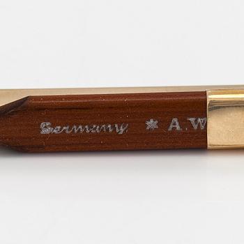 Kynäholkki, 14K kultaa.