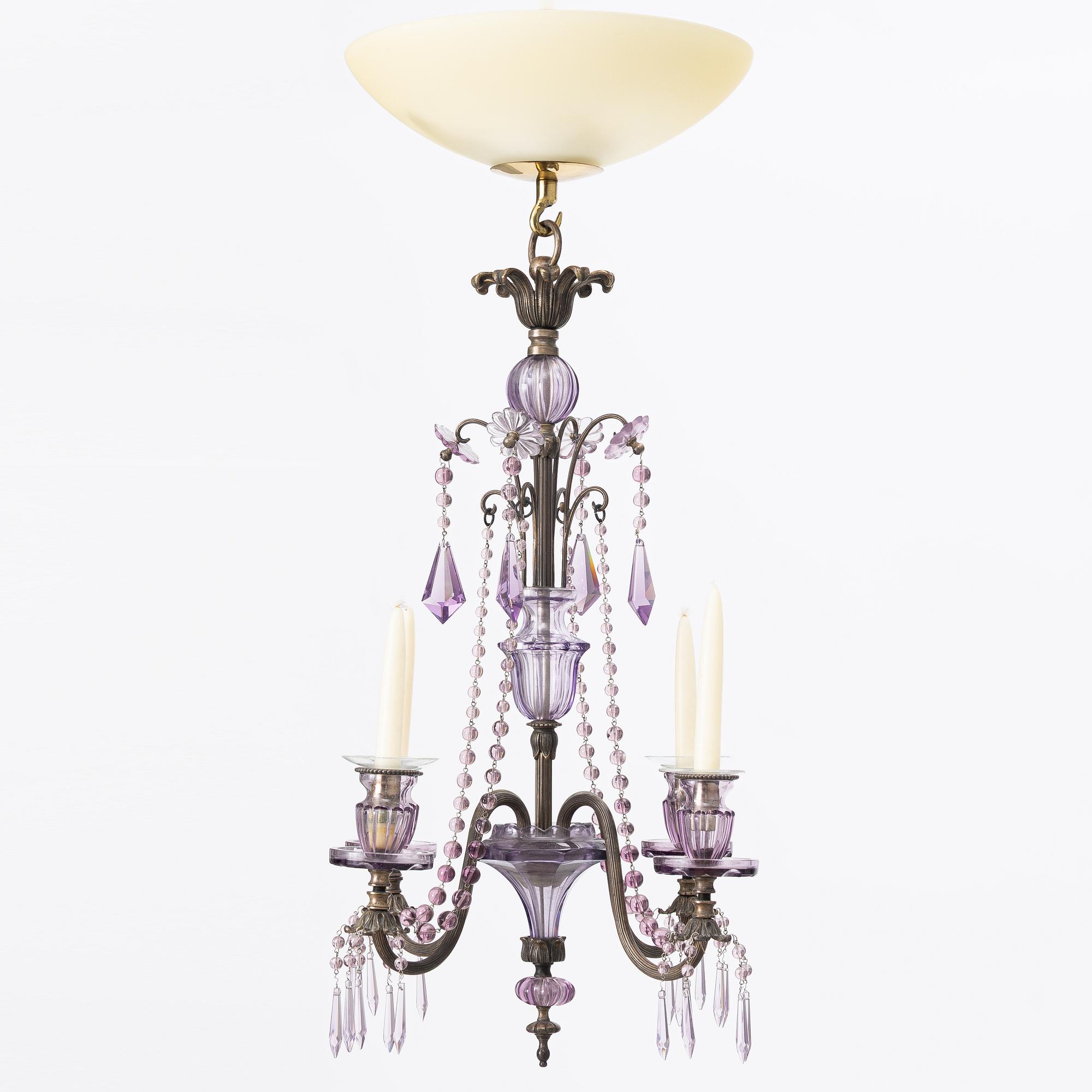 Chandelier, first half of the 20th century.