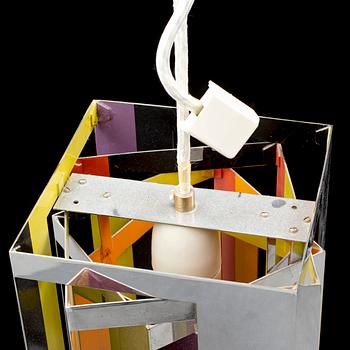 A 'Casablanca' ceiling light by Simon P Henningsen, Lyfa, Denmark.