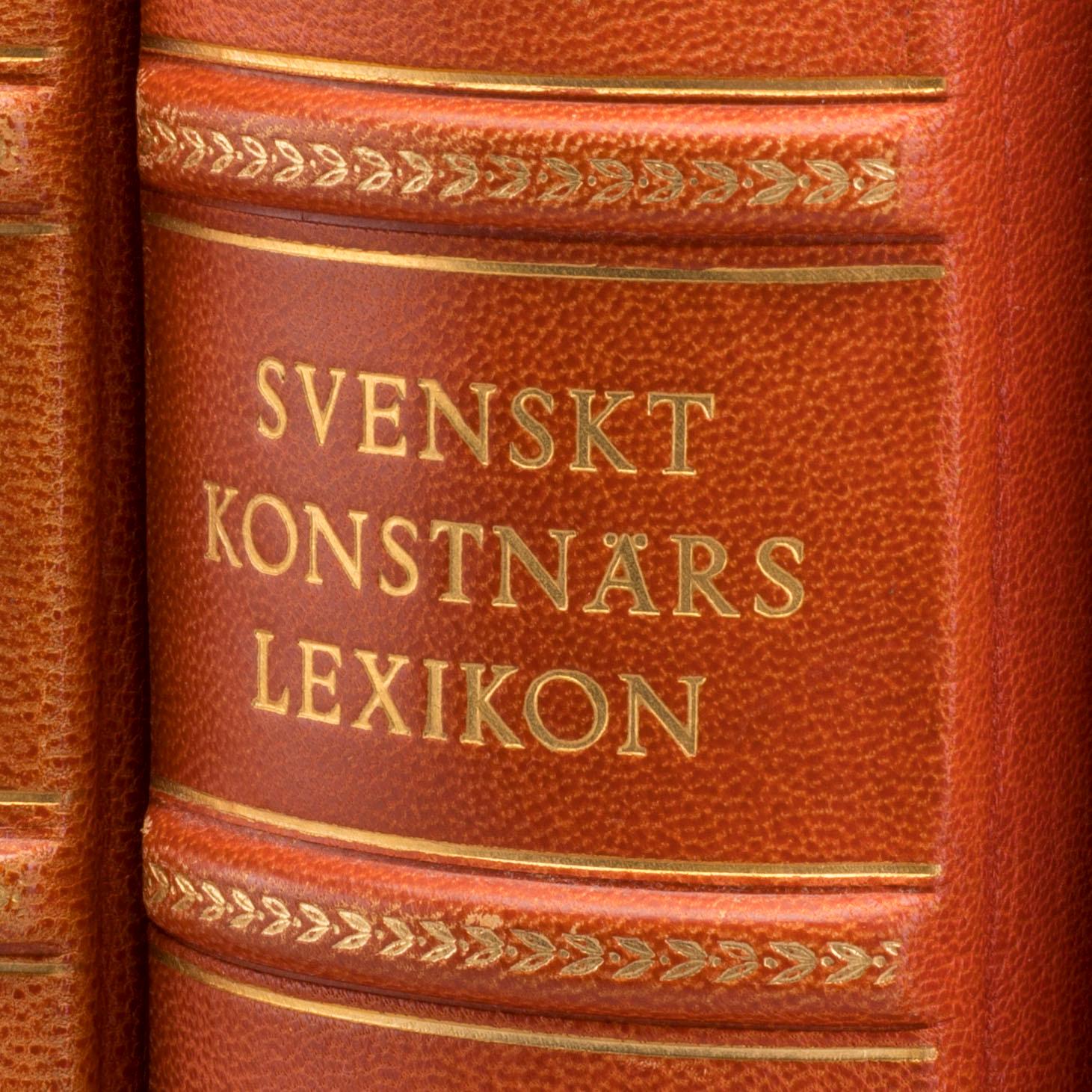 SVENSKT KONSTNÄRSLEXIKON, I-V vol, Allhems Förlag, Malmö 1952-1967.