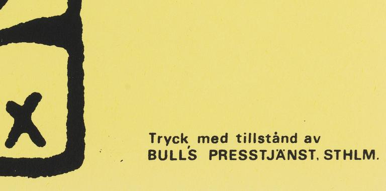 Moomin, offset poster.