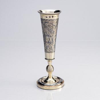 A Russian parcel-gilt silver Champagne Cup, unknown master, Moscow 1834.