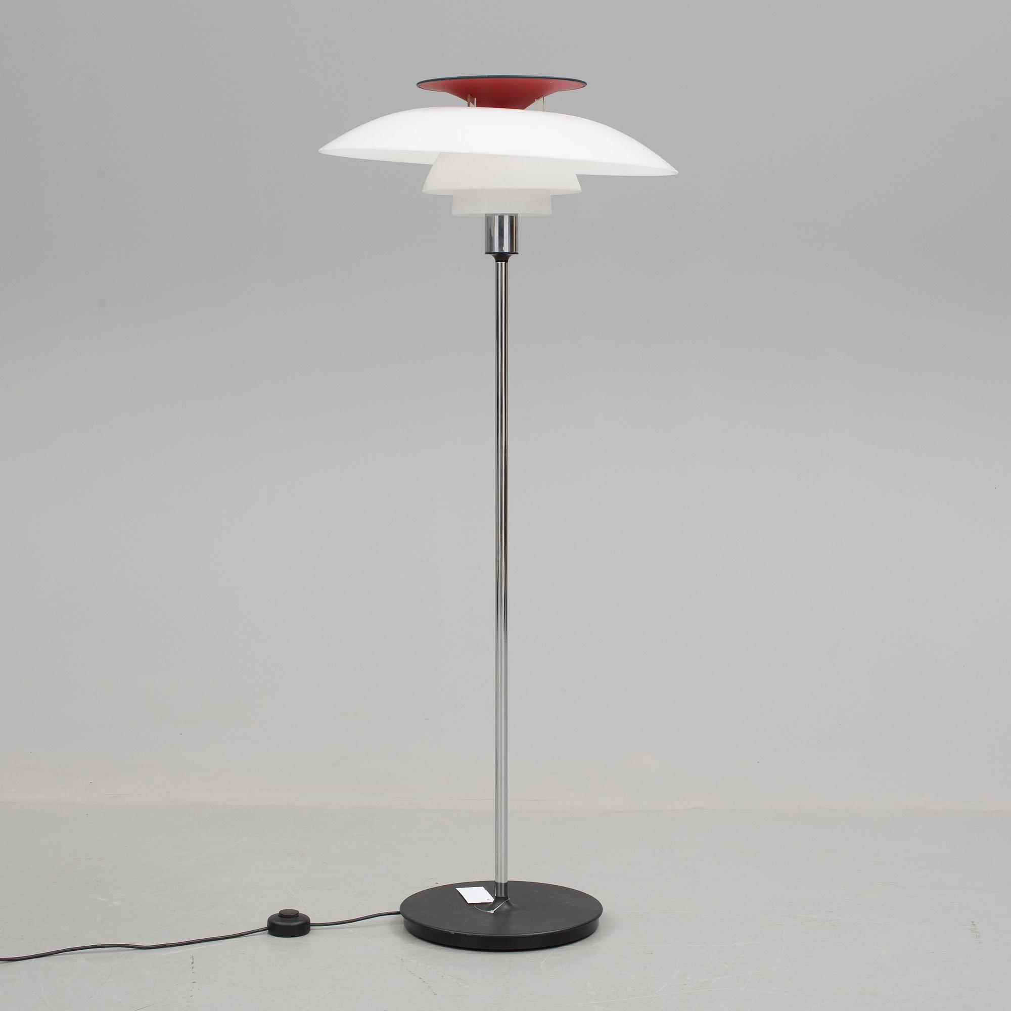 GOLVLAMPA, "PH-80", Poul Henningsen för Louis Poulsen, 1900-talets andra hälft.