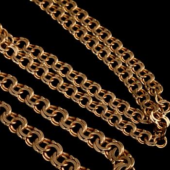 HALSLÄNK, 18k guld, BE Franzen, Stockholm, 1958.Vikt 10 g.