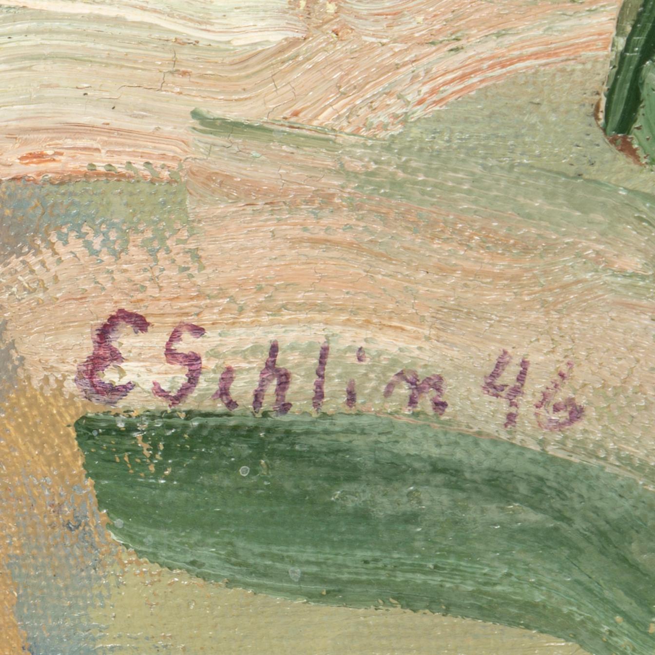 ESTER GEHLIN, Olja på duk, signerad och daterad -46.