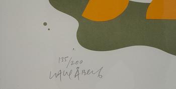 LASSE ÅBERG, färglitografi, signerad, numrerad 135/200.