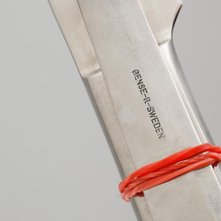 BESTICK, 101 delar, rostfritt stål, "Thebe", Folke Arström,  Gense, 1900-talets andra hälft.