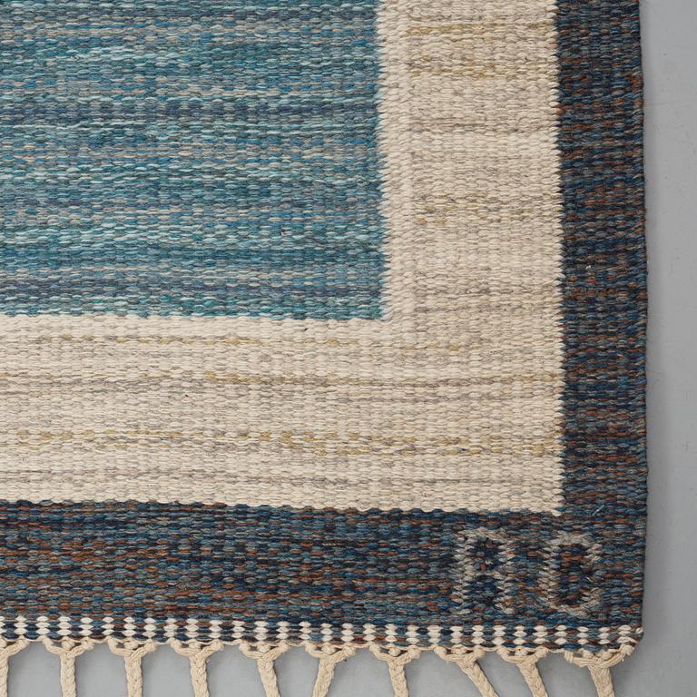Rakel Carlander, Matta, rölakan, ca 306,5-307,5 x 199-200 cm, signerad RC, omkring 1950.