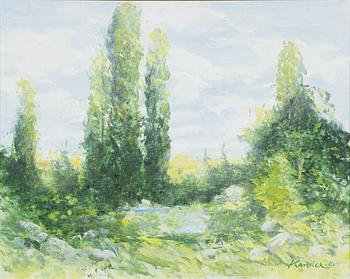 Leif Kander, olja på duk, signerad och daterad -86.