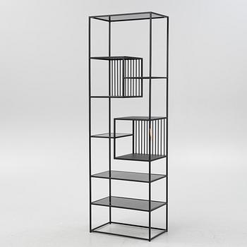 Birgitte Rømer, a 'Denver' steel bookcase from Muubs.