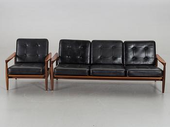 ERIK WØRTS, a sofa and armchair, "Kolding", IKEA, late 20th century,