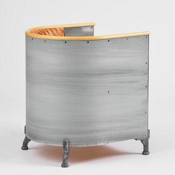 Mats Theselius, an "Aluminiumfåtölj" armchair, ed. 83/200, Källemo, Värnamo, post 1990.