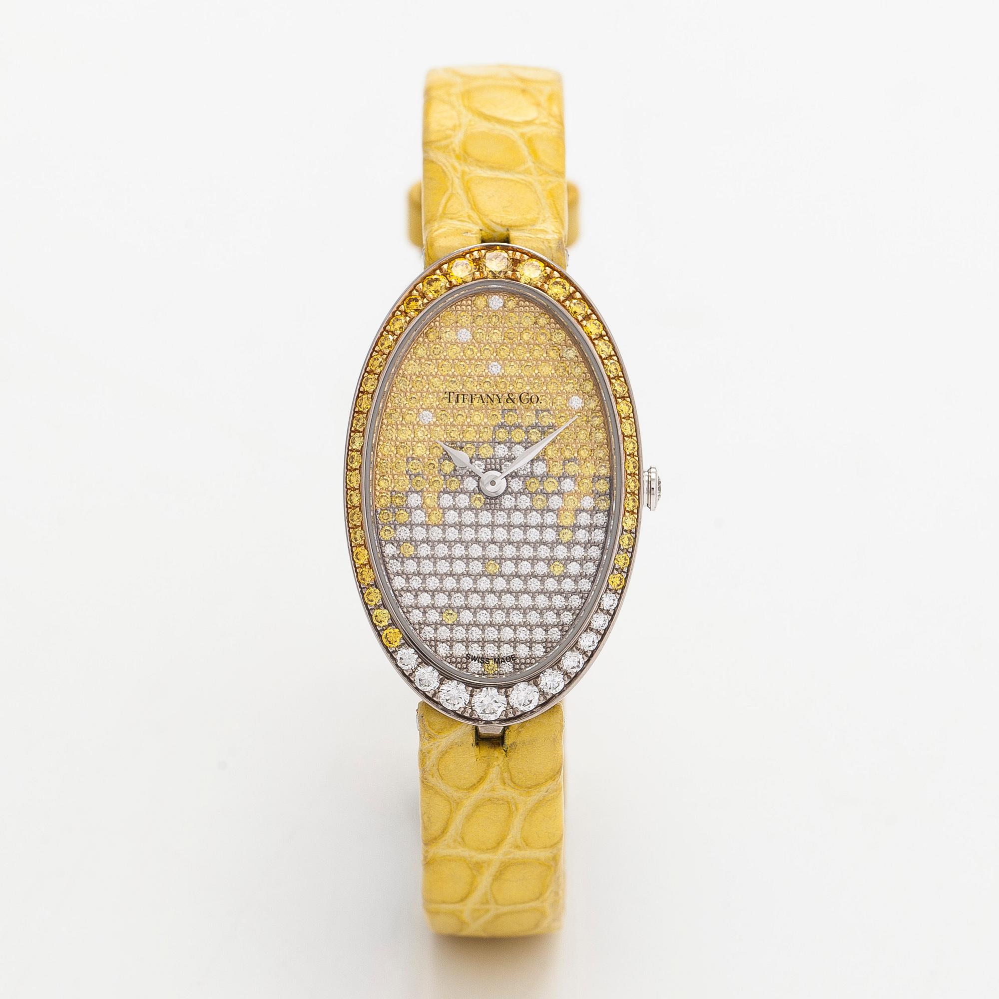 Tiffany & Co, Cocktail, rannekello, 21 x 34 mm.