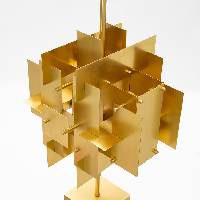 A 'Puzzle' brass table lamp, Jonathan Adler, England.