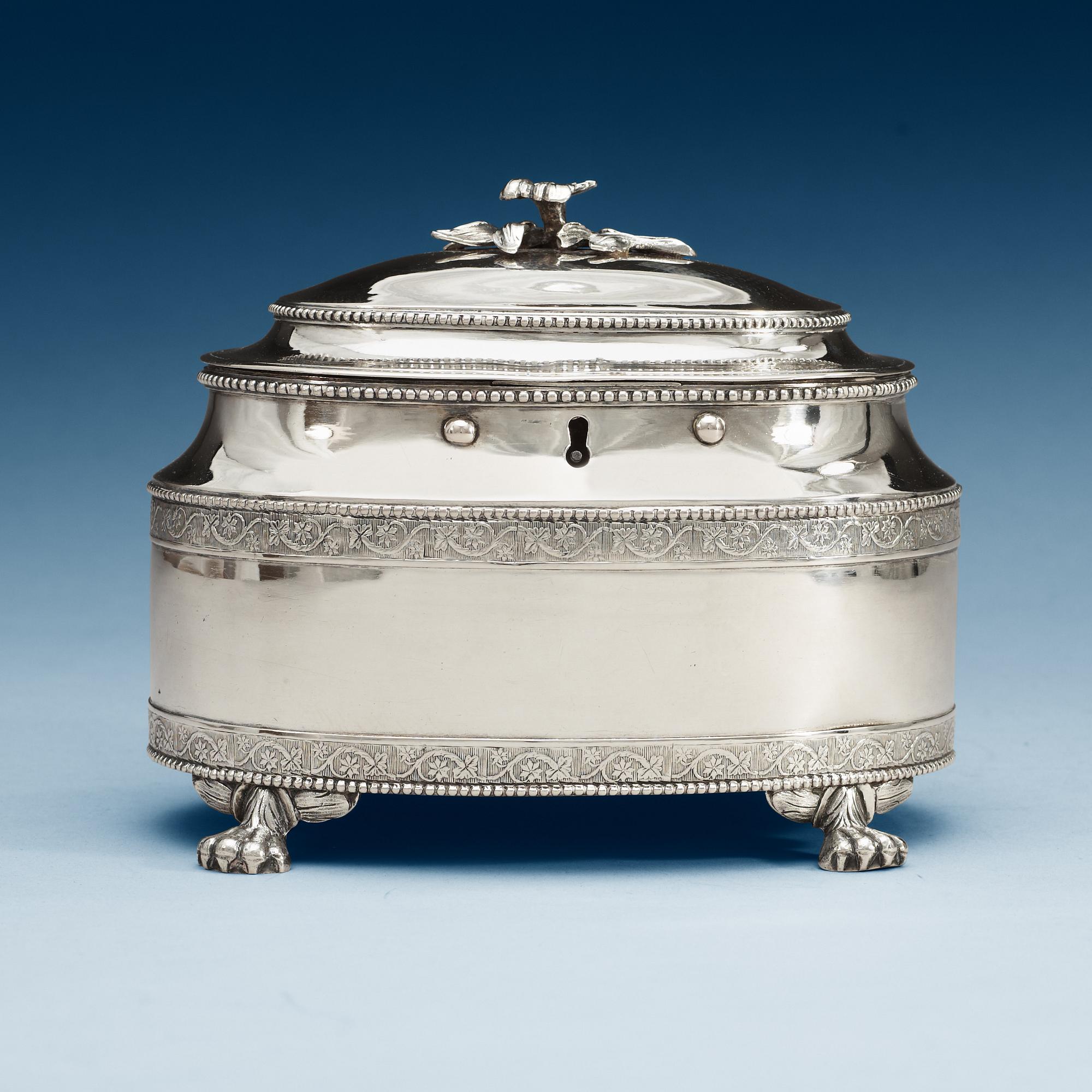 SOCKERSKRIN, av Nils Tornberg, Linköping, 1792. Gustavianskt.