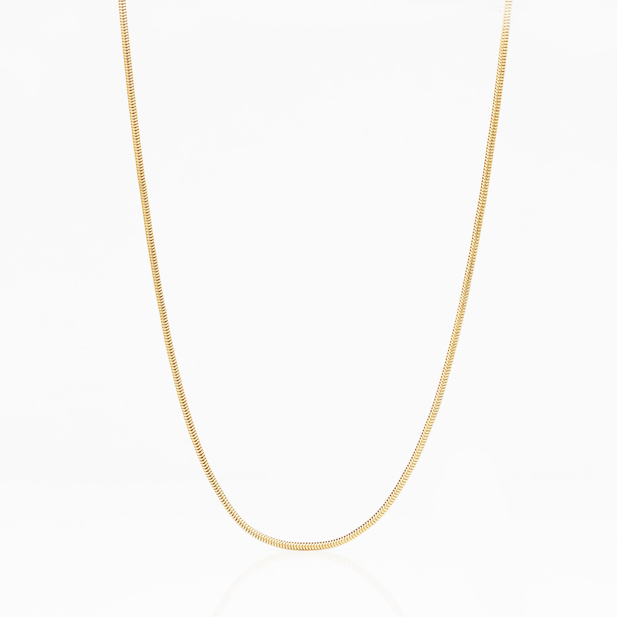 COLLIER, 18K guld, Italien. Total vikt ca 16,92 g.