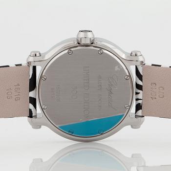 CHOPARD, Genève, Happy Sport "Zebra", wristwatch, 36 mm,