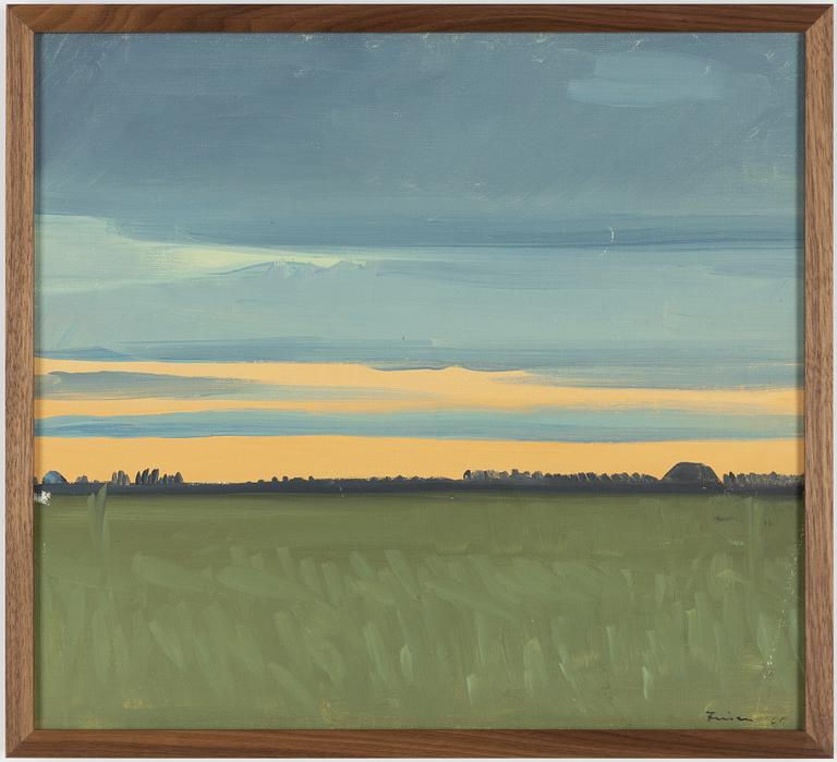 Vera Frisén, Twilight over the Field.