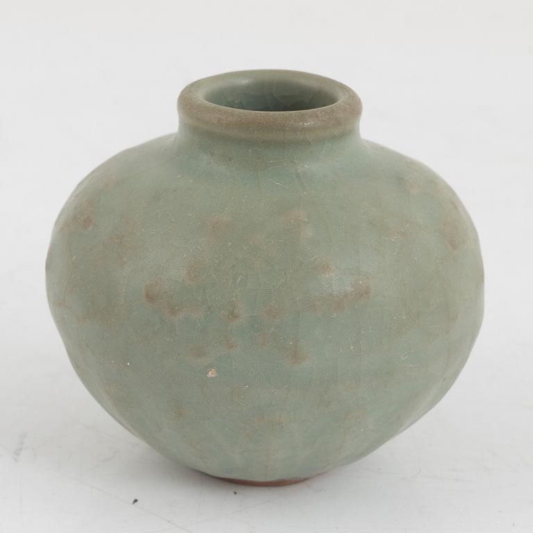 Eleven pieces of south east Asian pottery including Swatow ware, 19th century and older.