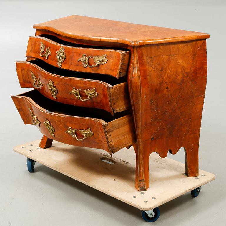 A Rococo bureau from the 18th century.