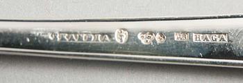 BESTICK, 99 delar, silver, Skandia, Stockholm 1940-tal, modell "Haga".