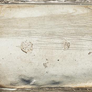 Samuel Hoff den äldre, teburk, silver, Lübeck, omkring 1740.