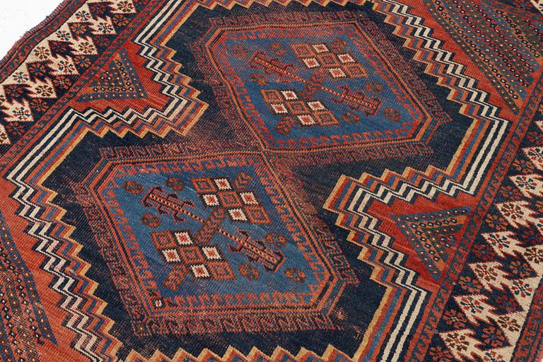 Matta, antik afshar, ca. 142 x 120 cm.
