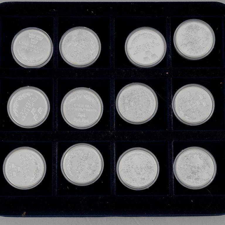 28 silver medals, 'Regents of Sweden'.