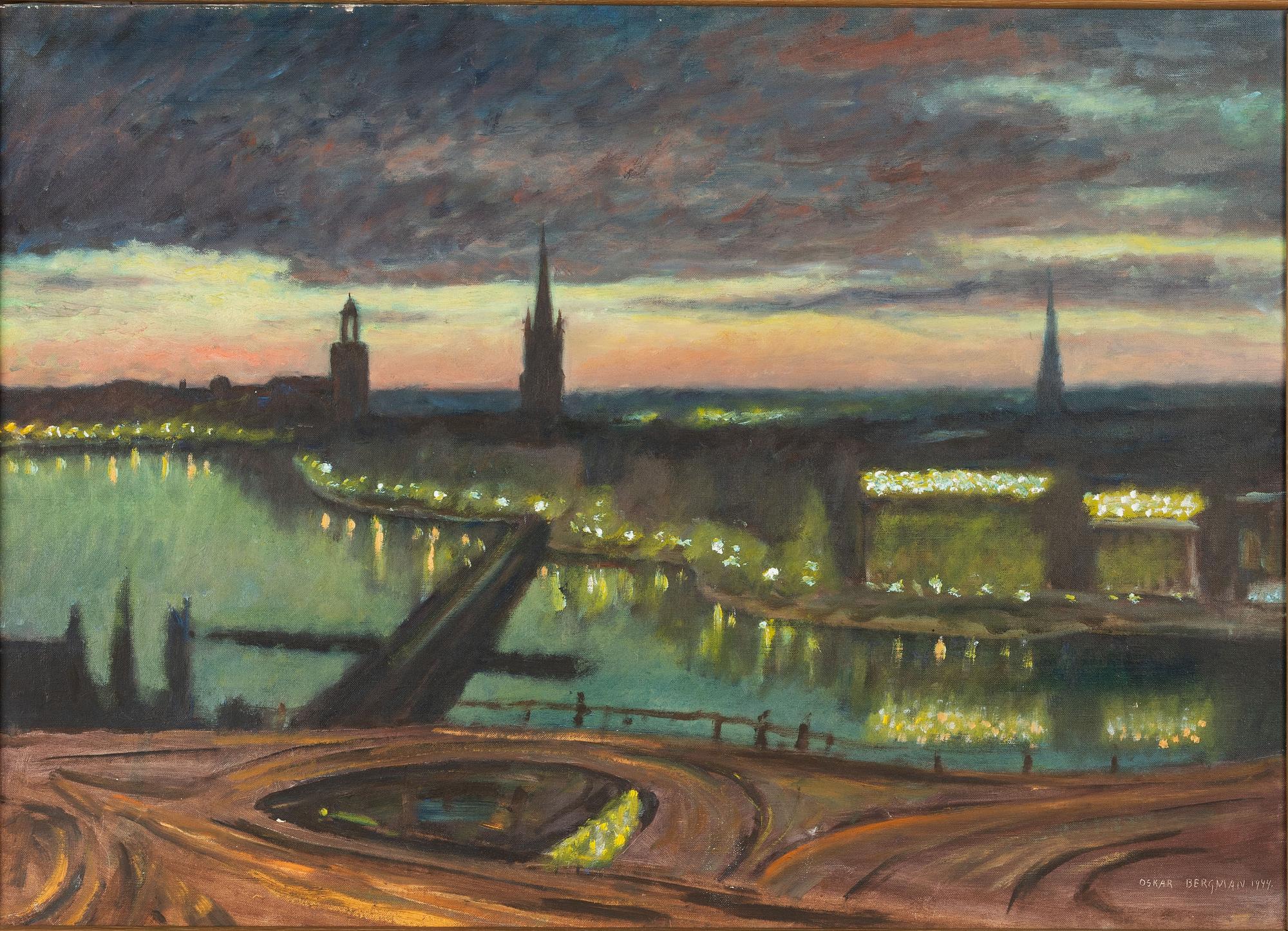 Oskar Bergman, "Stockholmskväll".