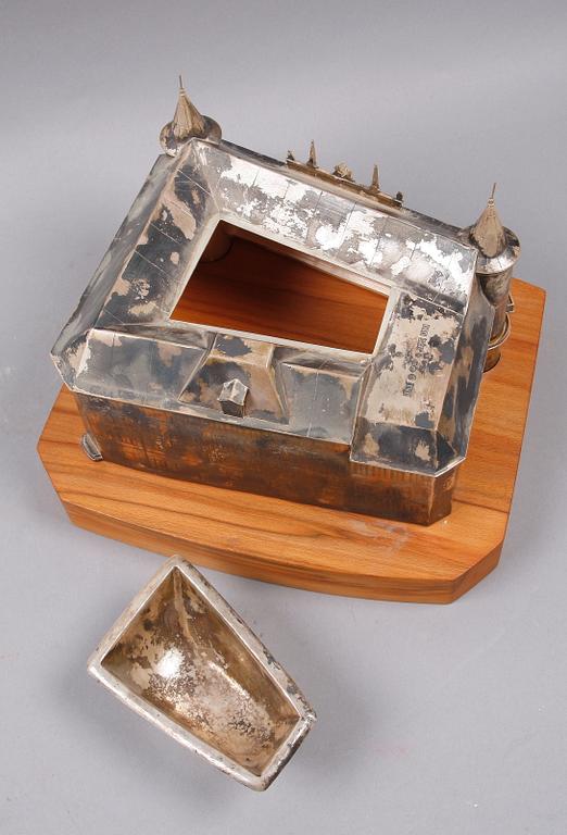 MODELLHUS, sterlingsilver, Jan Lundgren, Stockholm 1988.