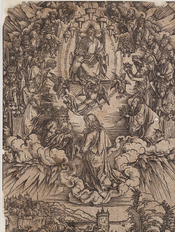 Albrecht Dürer, "Saint John before God and the Elders ", likely 16th century.