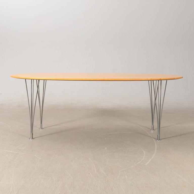 Bruno Mathsson & Piet Hein, coffee table "Superellipse" for Fritz Hansen, Denmark.