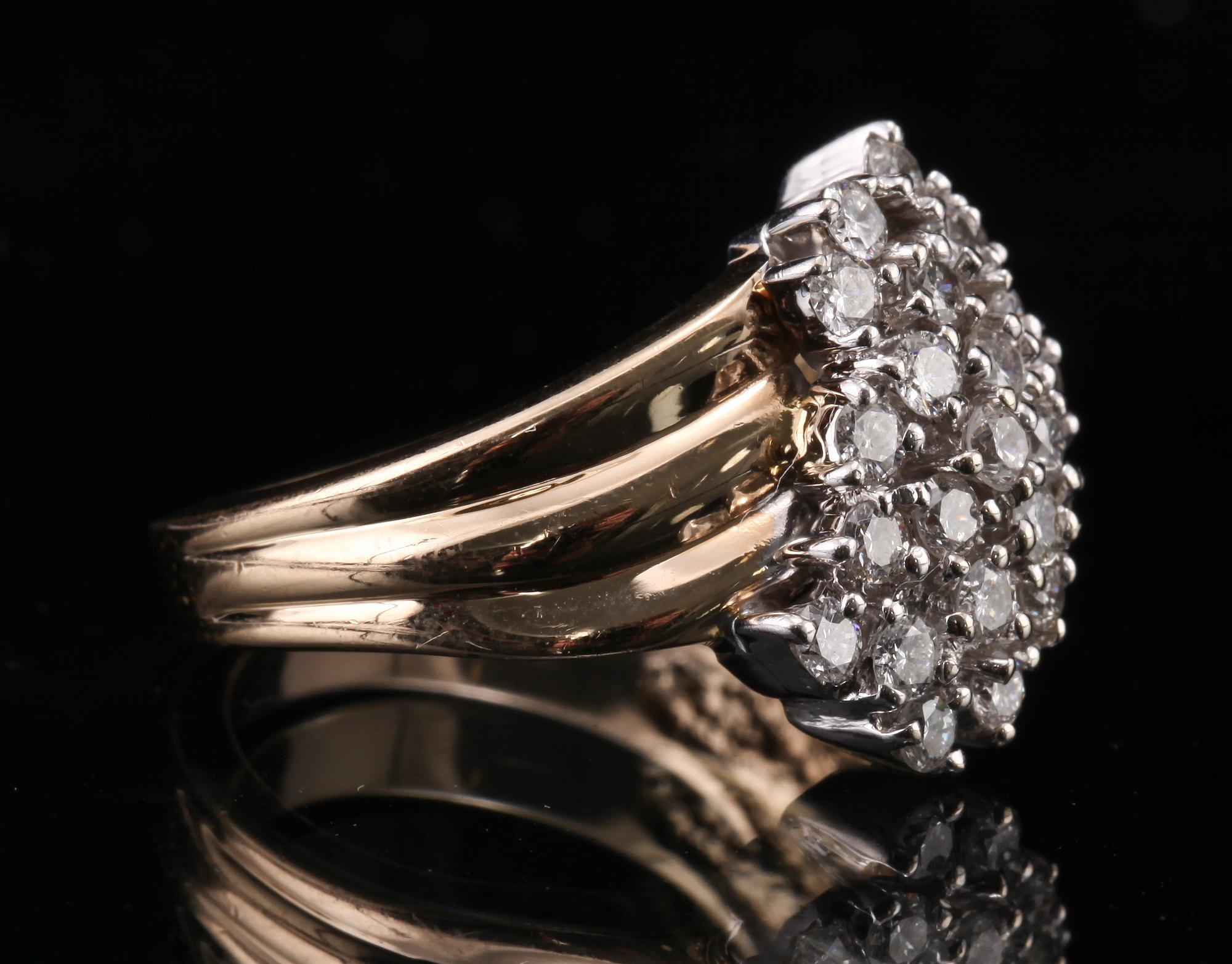 RING, 23 st briljantslipade diamanter, tot ca 0.69 ct.