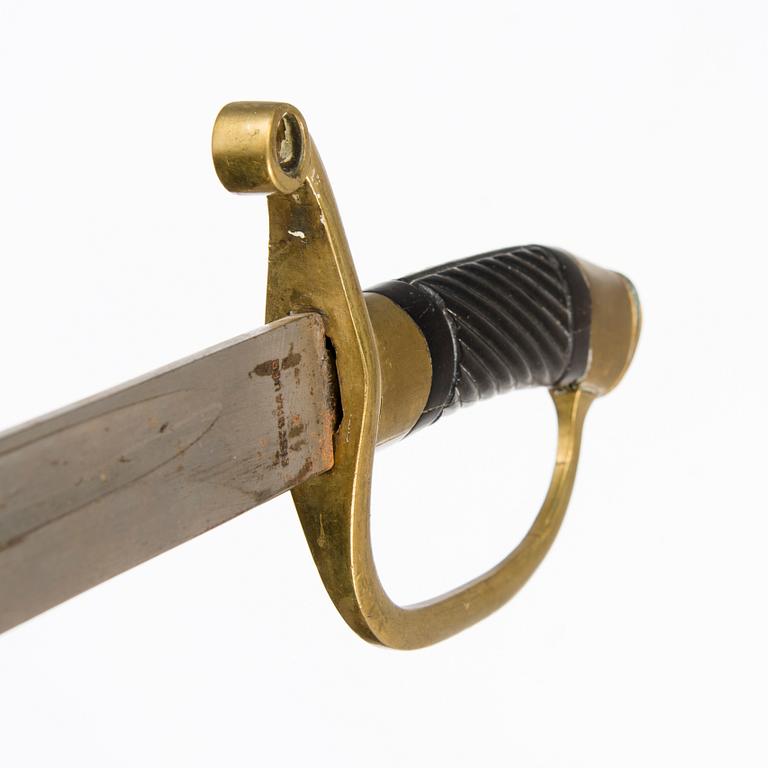 A Russian officer's sabre, model 1881.