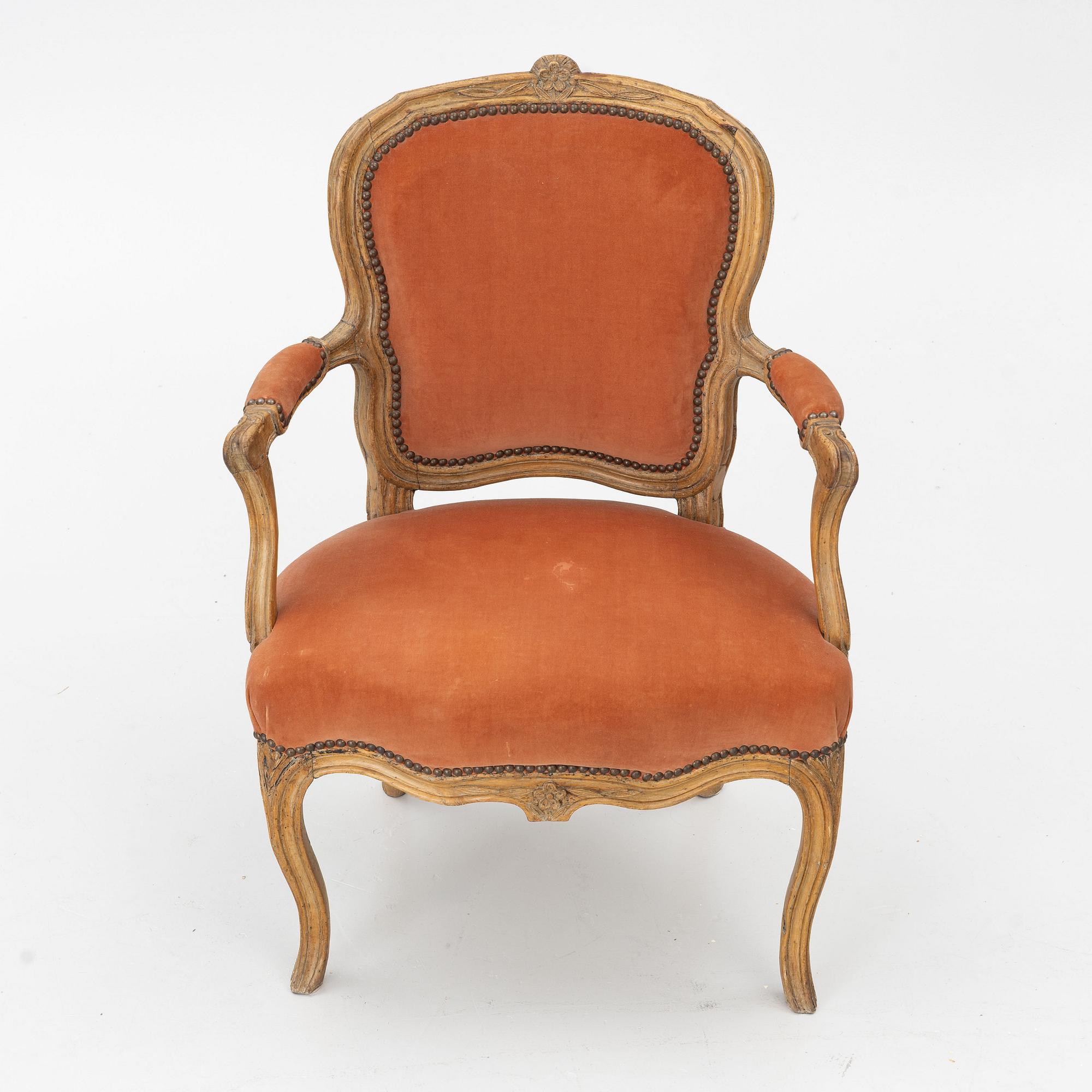 A Louis XVI armchair, France, 18th Century.