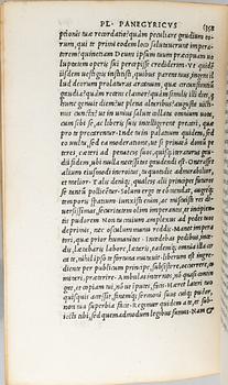 Editio princeps of all Pliny's ten books of letters, Aldus Manutius 1508.