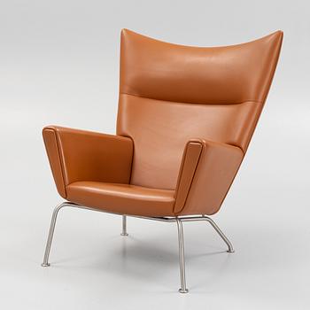 Hans J. Wegner, fåtölj, modell "CH445, Wing Chair", Carl Hansen & Søn, Danmark.