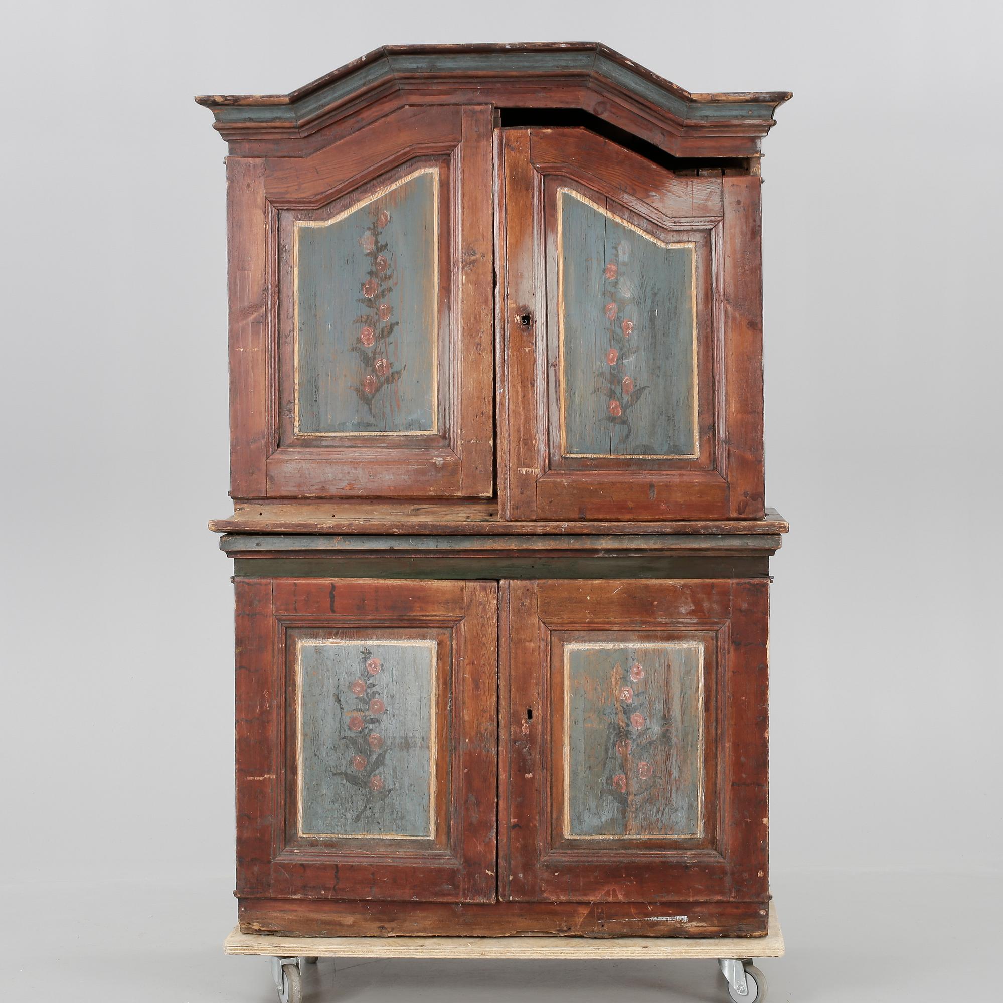 SKÅP, allmoge, 1700-tal.